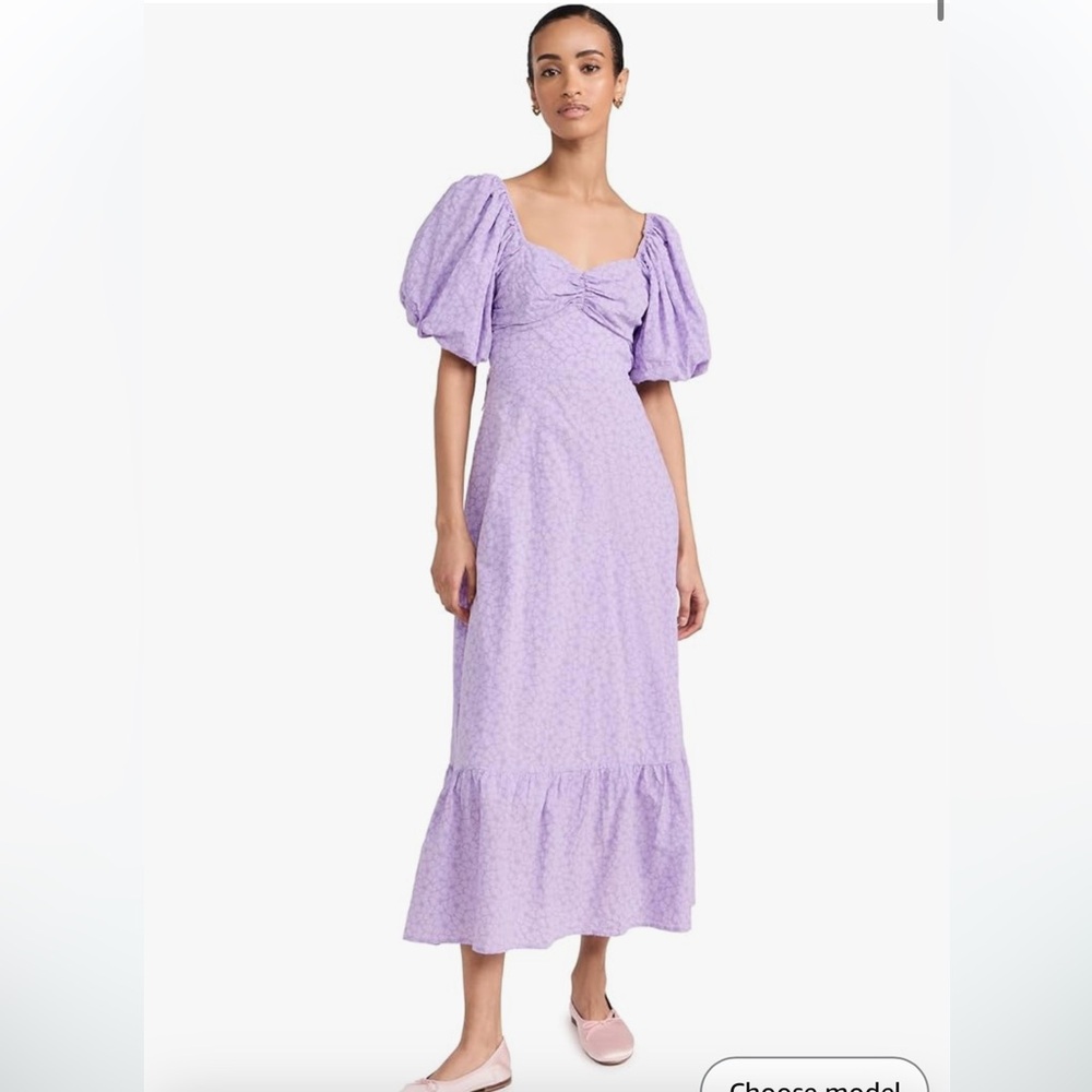 English factory puff sleeve dress